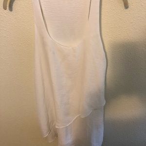 White slip dress